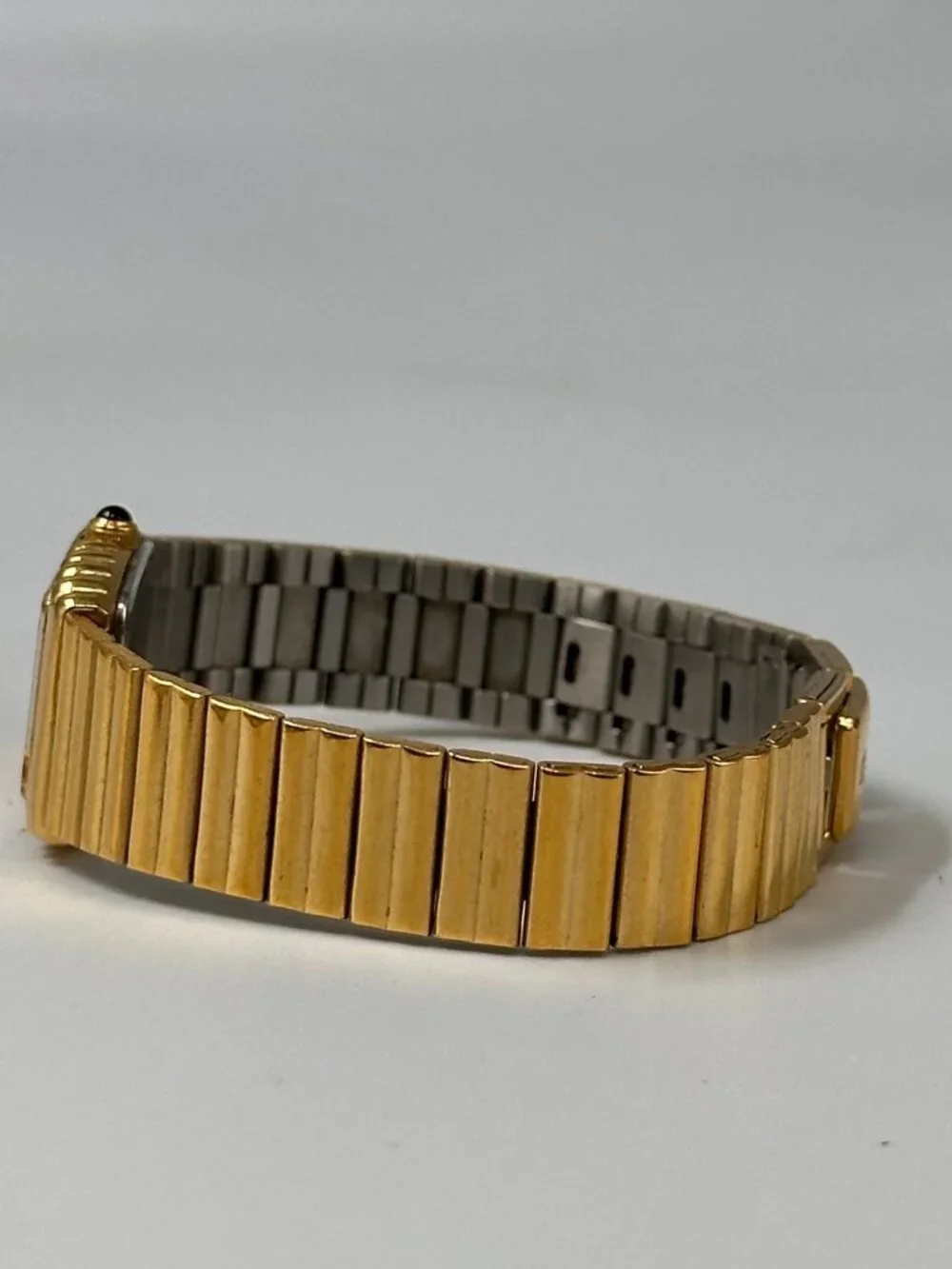 Vintage Bill Blass Watch Women Gold Tone Square Dial 18MM New Battery 6.5